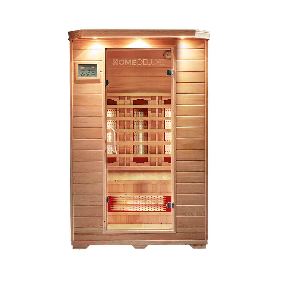 Infrared Sauna Cabin REDSUN M – 2 Person Premium Wellness Edition